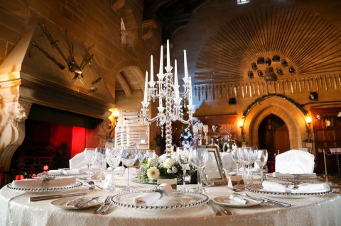 Winter Wedding Table - Warwick Castle