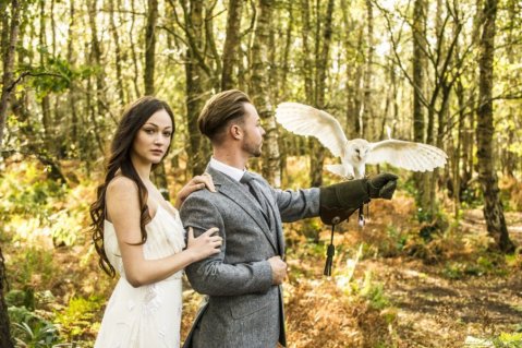 Photoshoot CWW - Falconry - Cheshire Woodland Weddings 