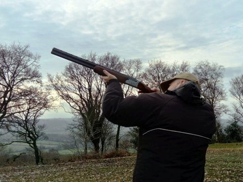 Laser clay shooting - Somerset Adventures