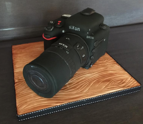 Grooms Cake - Nikon Camera - Plan It Cake