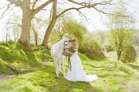 Wedding Arrival on Horseback for Brides from The Cavalry of Heroes - The Cavalry of Heroes - Horses and Carriages