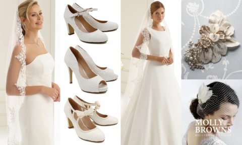 Wedding Veils, Shoes & Jewellery - Molly Browns