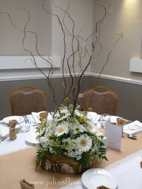 Twiggy and Daisy Table centre - Julia Dilworth Florals