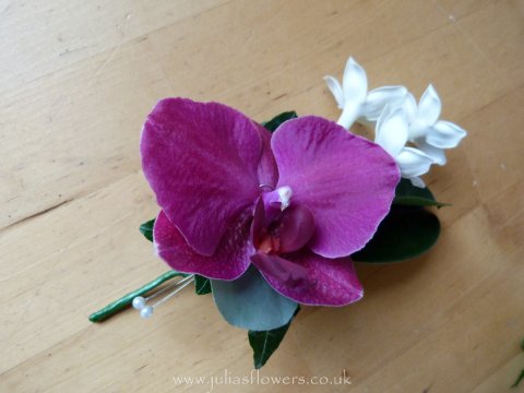 Ladies Orchid Corsage - Julia Dilworth Florals