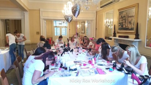 Hen Party Shoe Decorating Workshop - Nicky Rox