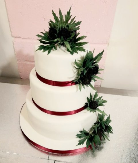 3 tier thistle cake - Speciality-Cakes