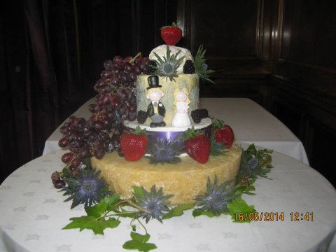 Wedding Cake Toppers - Cheese Wedding Cakes - Scotland-Image 21735