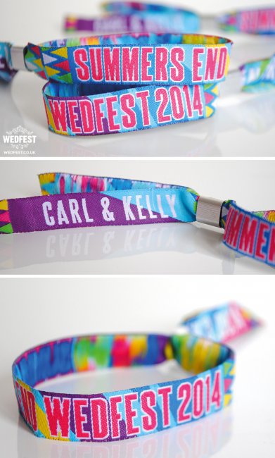 wedfest festival wedding wristbands - WEDFEST