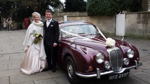 Winter wedding in Bath - Simply Memorable Wedding Car Hire