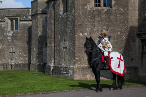 Medieval Knights on Horseback for Weddings from The Cavalry of Heroes - The Cavalry of Heroes - Horses and Carriages