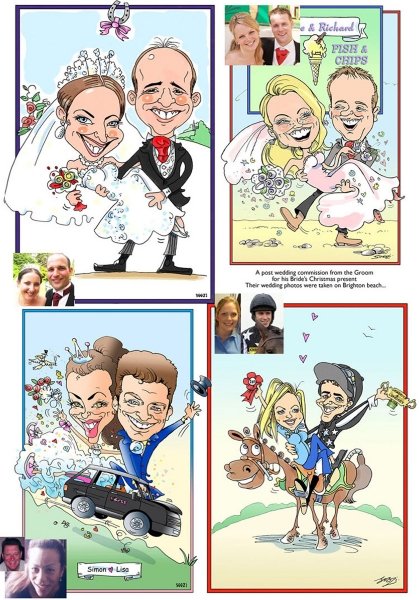 Wedding Guest Books - Caricatures by Soozi-Image 40035