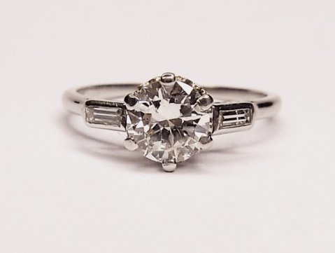 Diamond solitaire ring 0.92ct Anchor mini-cert H/I Si1 £3950 - N.Bloom & Son