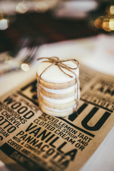 Iced shortbread cookie stack Photo: DSPhotography - The Confetti Cakery
