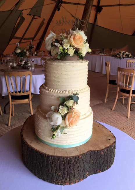 Buttercream Wedding Cake - Plan It Cake