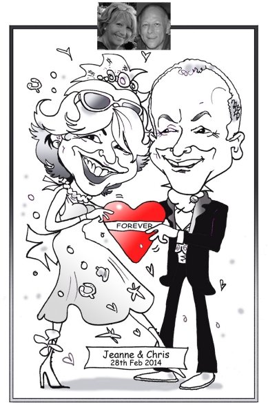 Wedding Guest Books - Caricatures by Soozi-Image 40032
