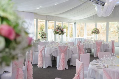 blush pink chiffon ruffle chair hoods - Ellis Events - Creative Chair Cover Hire and Venue Styling