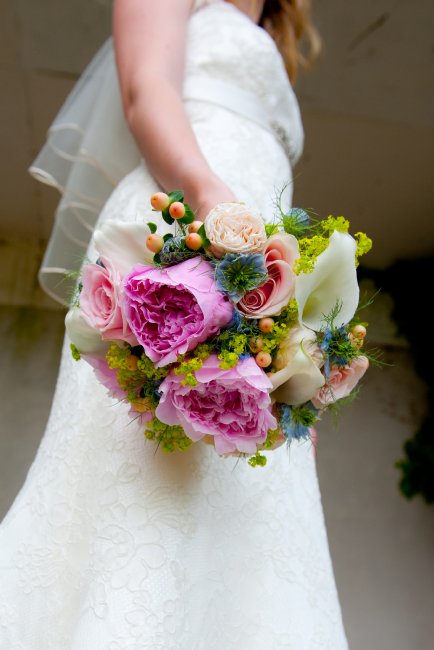 Pink peony bouquet - Sonning Flowers 