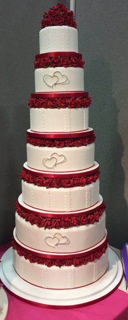 wedding cake - Sky Cakes