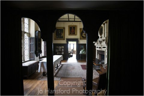 Looking into the Great Hall at Chavenage - Chavenage House