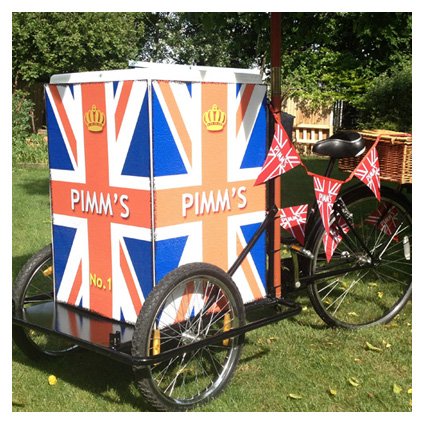 pimms hire - Living the Cream Ice Cream Tricycle and Event hire