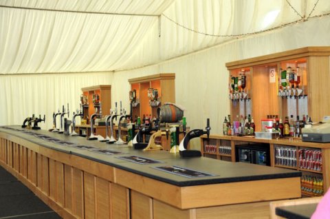 A bar for the larger events! - Prestige Bars and Catering Ltd