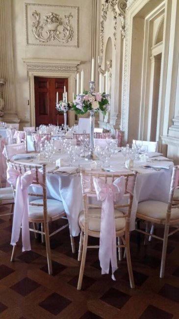 Wedding Table Decoration - Linen & Lace-Image 6109
