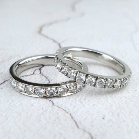 Diamond-Set Wedding Rings - Aurum designer-jewellers