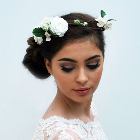 Ranuncula Flower Crown - Nancy and Flo - Wedding Hair Accessories