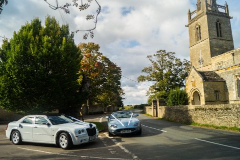 outside church - Price Wedding Cars