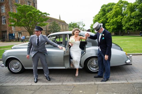 Bentley S1 at work - Cambridge Wedding Cars