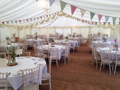 Bunting is the perfect decoration - Universal Marquees 