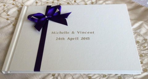 Personalised guest book - CAS Wedding Stationery