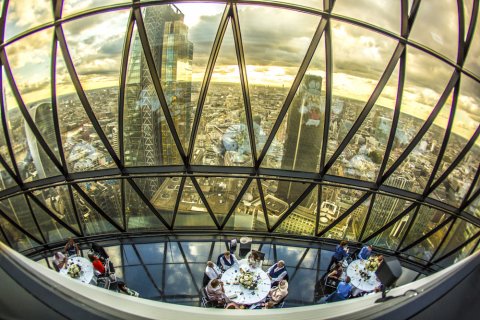 The vire form the top floor of the Gherkin in London - Sean Gannon 
