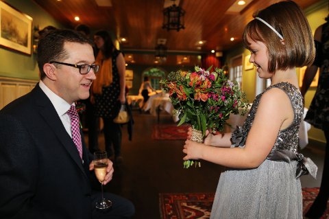 Groom & Flower girl - Lucy Close Photography