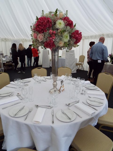 Another Table laid out during the wedding fayre - Abbot's Hall Weddings