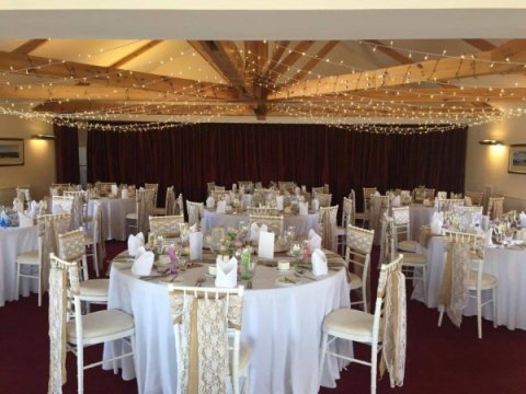 Wedding Breakfast Set Up - Forbes of Kingennie Country Resort