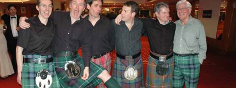 Chitterybite at the Moathouse, Glasgow performing at Children in Need - Chitterybite Ceilidh Band