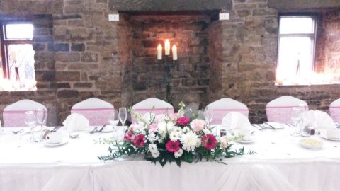 Wedding top table - Best Western Plus Mosborough Hall Hotel