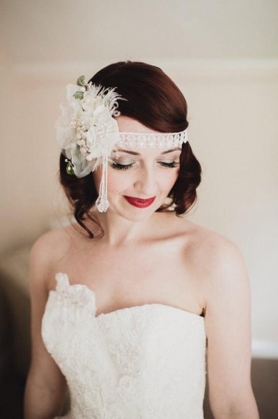 Wedding Hair and Makeup - Lipstick and Curls-Image 40802