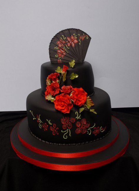 Japanese style wedding cake - The Icing Centre
