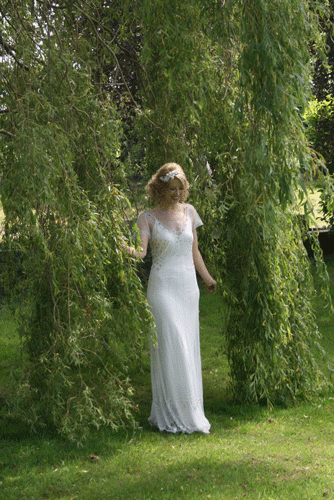 Bride in the Garden - Caemorgan Mansion