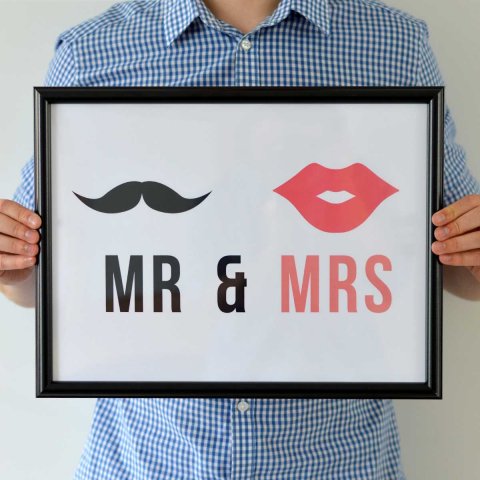 Mr & Mrs Print - £19.99 - The Present Finder