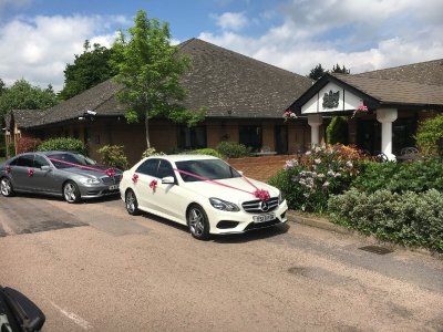 White Mercedes Wedding Care - Platinum Cars