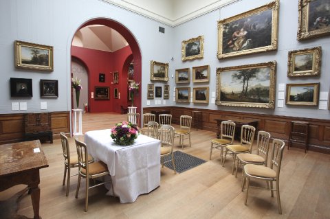 An intimate ceremony in the Soane Gallery - Dulwich Picture Gallery