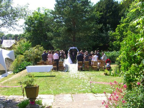 A blessing ceremony - Symondsbury Manor