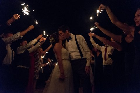 Sparkler line - Lee Maxwell Photography