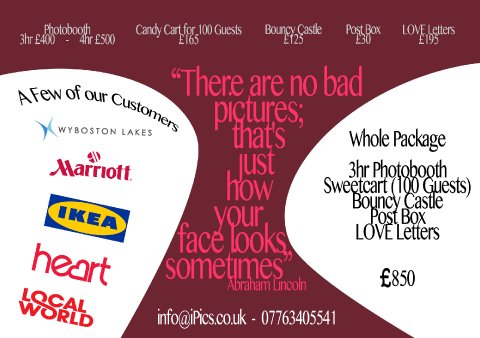 Cambridgeshire Wedding Offers - iPics