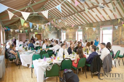 Village Hall wedding reception June 2015 - Amethyst Weddings