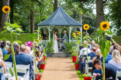 Ceremony in full swing - Tracey Estate