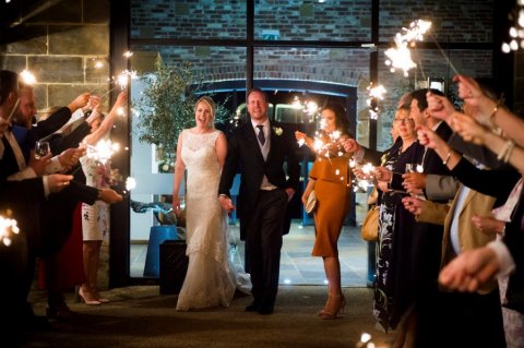 Sparkler Send Off - Hendall Manor Barns